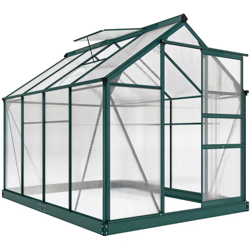 Serre de jardin en polycarbonate La Maisonnette – 190 x 252 cm Jardin des Serres